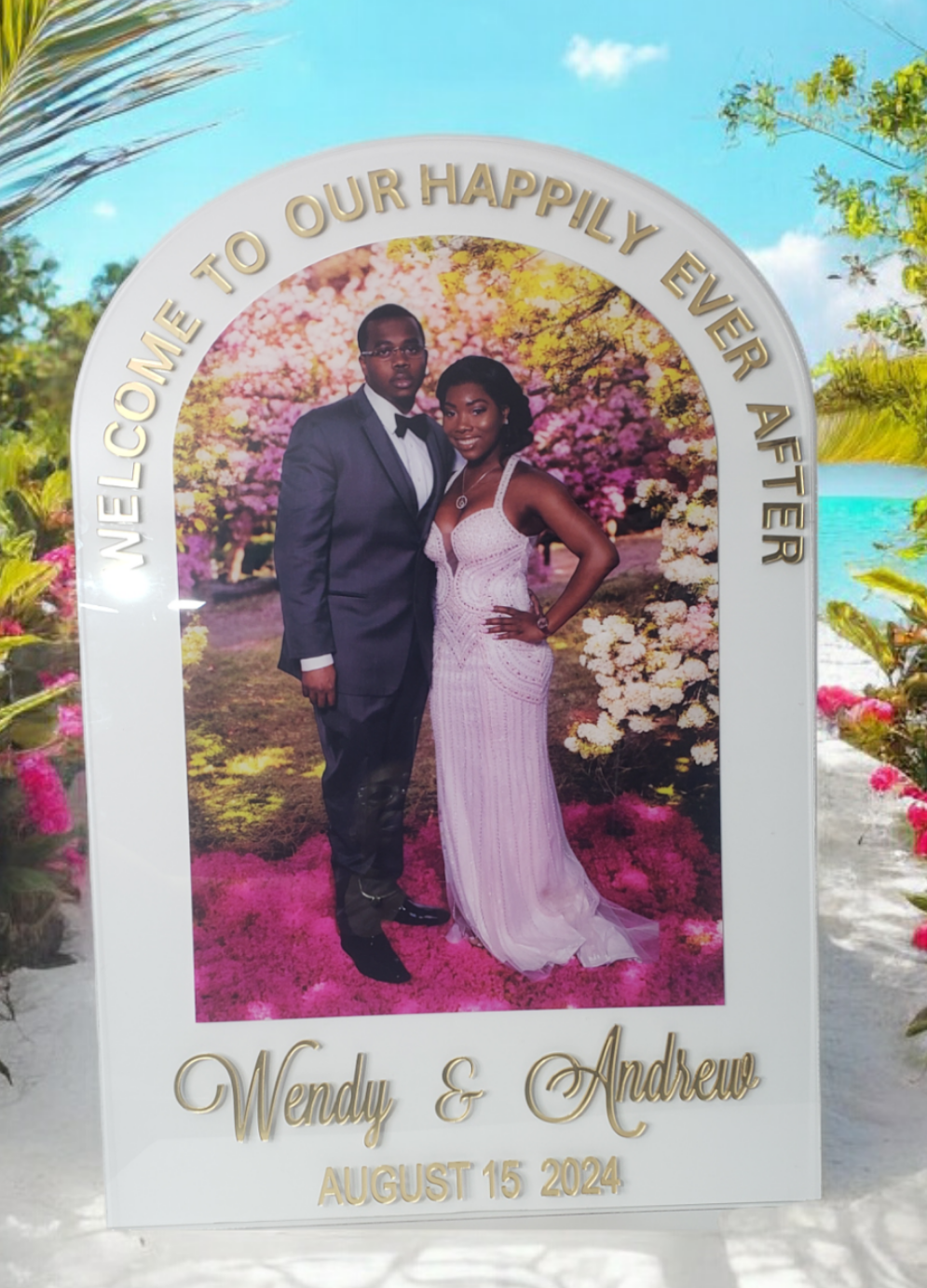 UV CUSTOM WELCOME/ PHOTO SIGNS