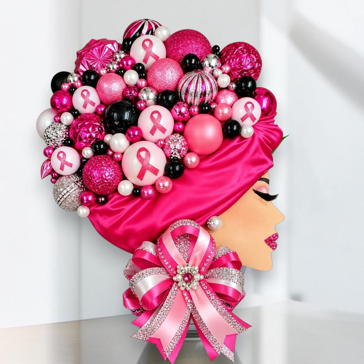 BREAST CANCER AWARENESS DIVA WREATH