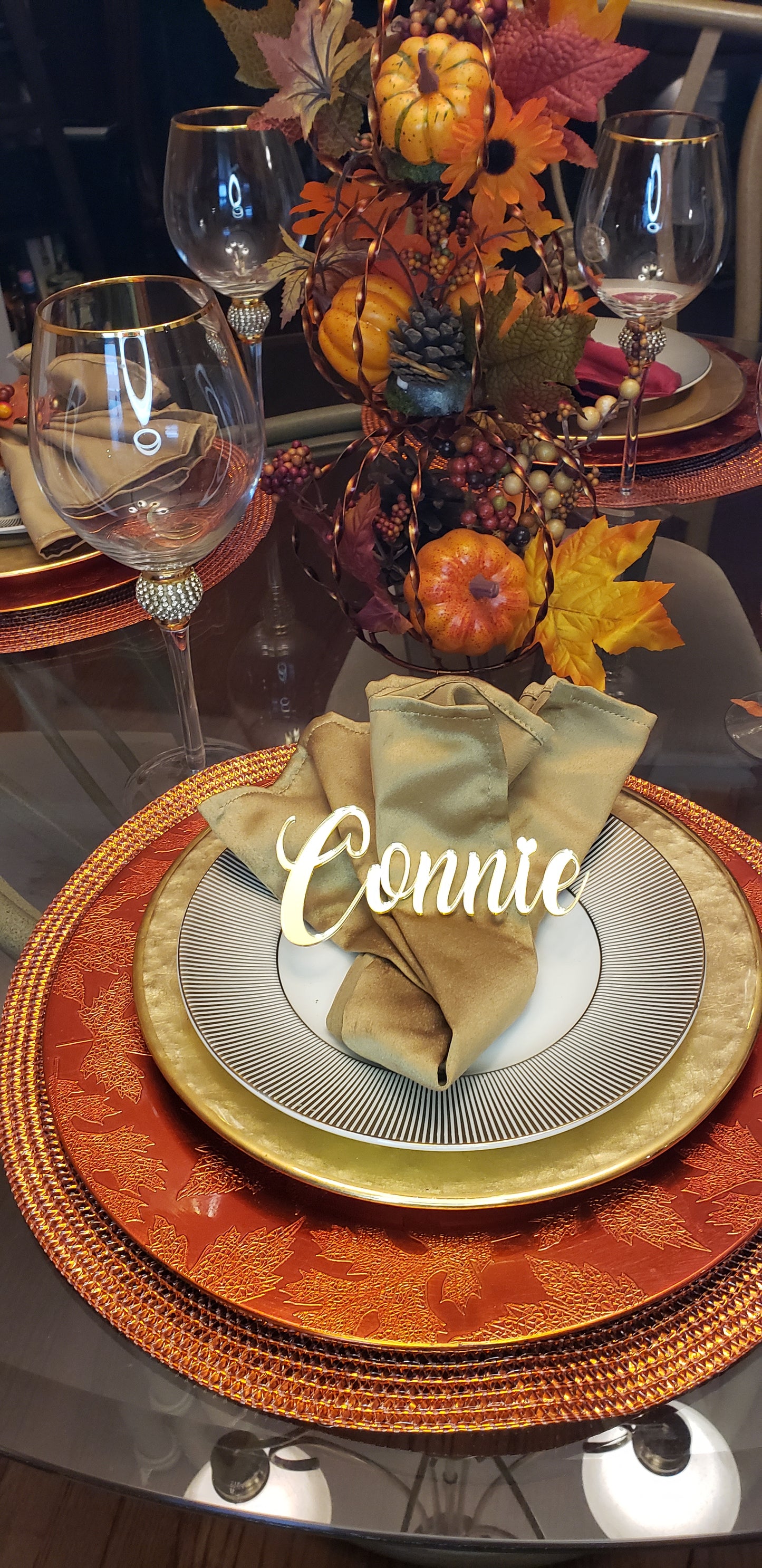 NAME PLACE SETTINGS