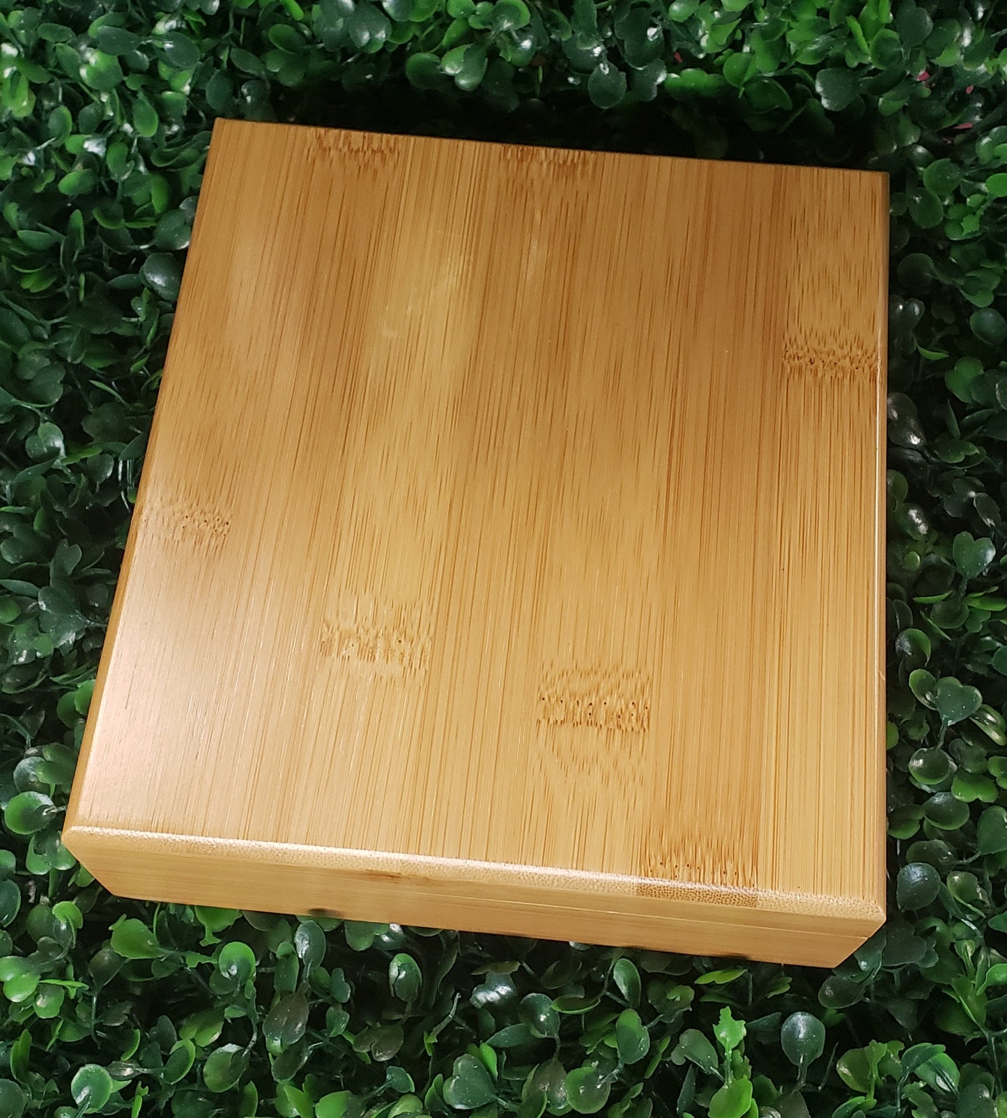 Stainless Steel Whiskey Stone Set in Bamboo Case (ENGRAVABLE)