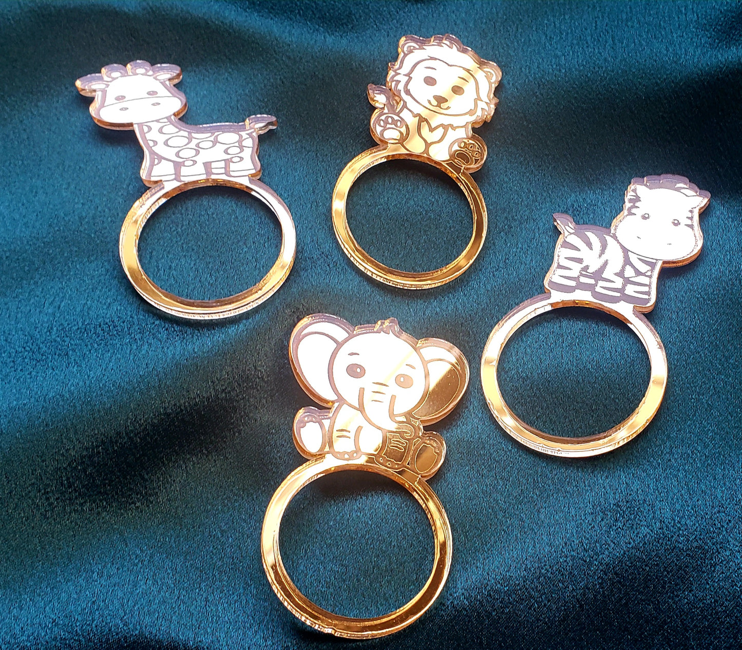 CUSTOM NAPKIN RING SET OF 12