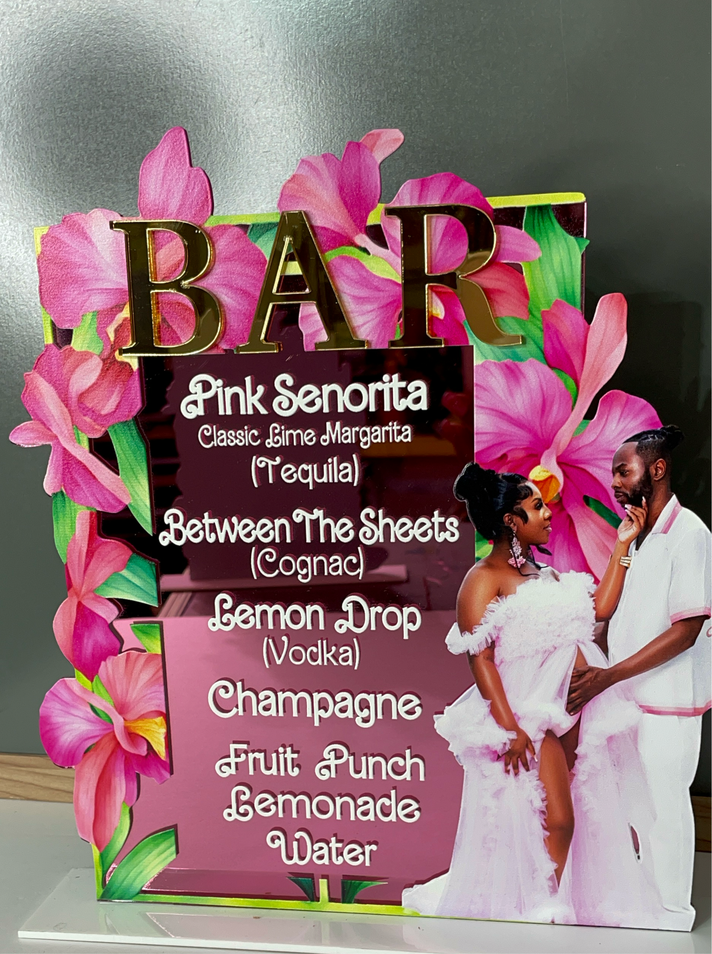 UV PRINTED BAR SIGN