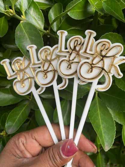 LAYERED DRINK STIRRERS (CUSTOM)