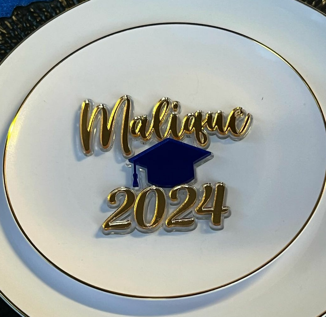 LAYERED NAME PLACE SETTING