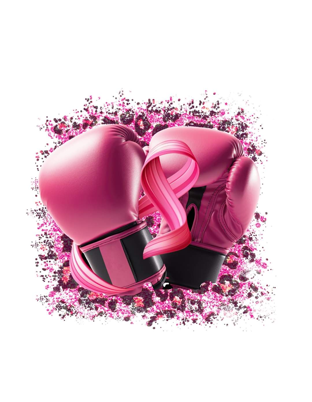 BREAST CANCER FAMILY BOXING GLOVES DTF TRANSFERS