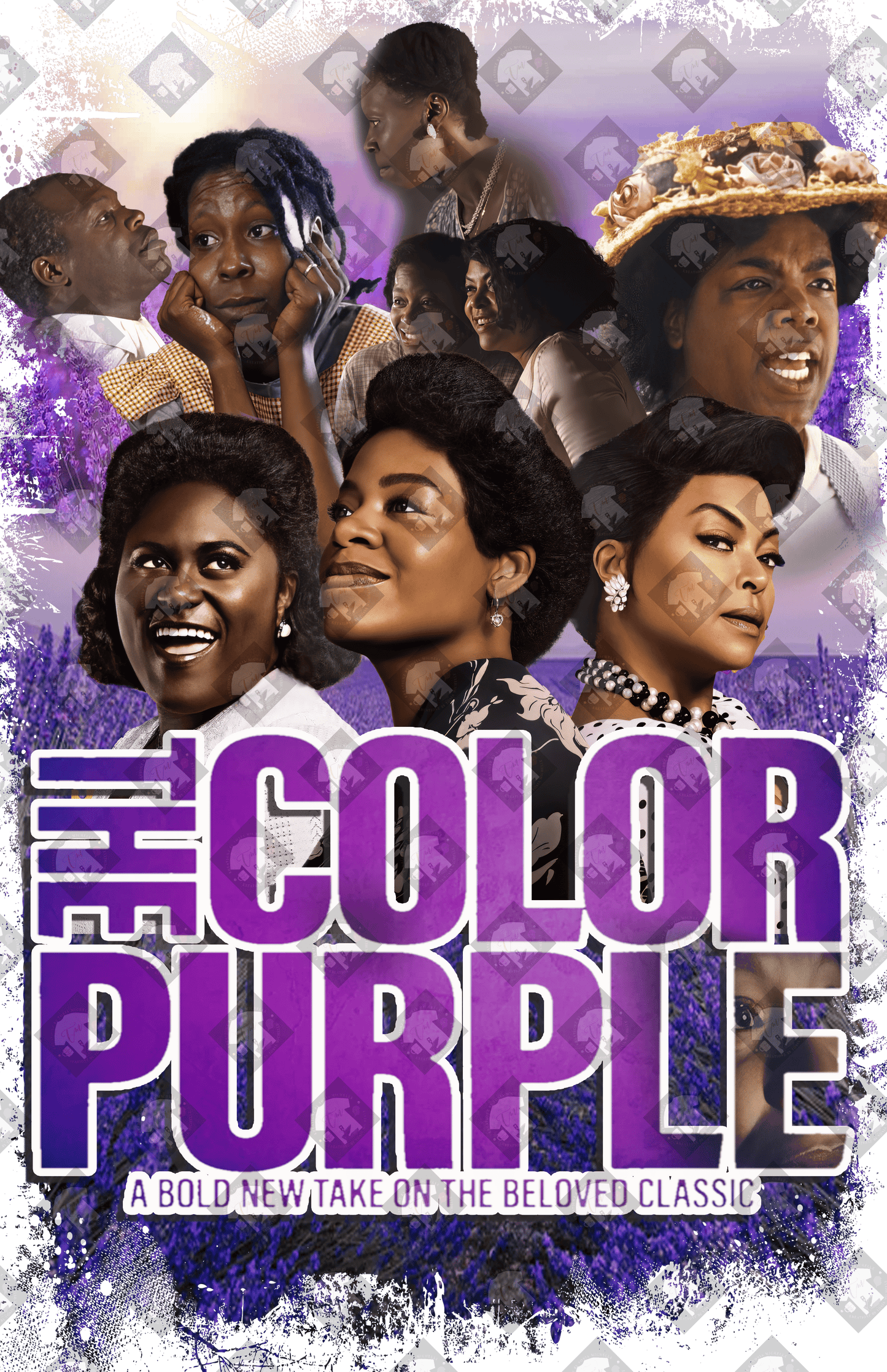 THE COLOR PURPLE DTF TRANSFER (READY TO PRESS)