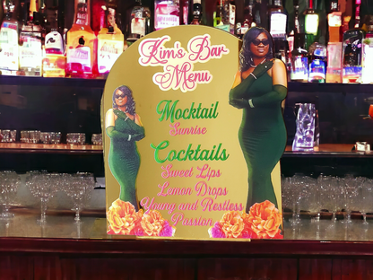 UV PRINTED BAR SIGN