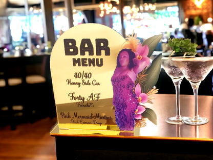 UV PRINTED BAR SIGN