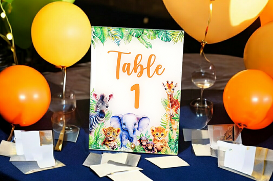 UV PRINTED TABLE NUBERS